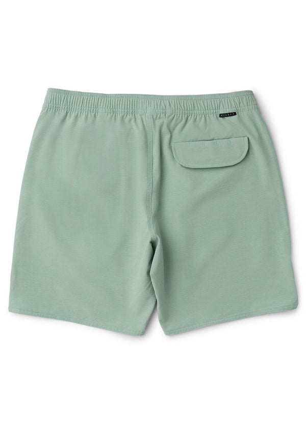 Vissla Solid Sets 17.5" Ecolastic Boardshort in Aloe, view 2