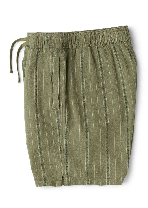 Vissla Grad Stripe 17" Elastic Linen Walkshort