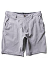 Vissla Fin Rope Hybrid 19.5" Walkshort in graphite, front view.