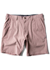 Vissla Canyons Hybrid 18.5" Walkshort in Retro Red, front view.