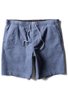 Vissla No See Ums Cord Eco 17" elastic walkshort, front view in blue.