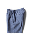 Vissla No See Ums Cord Eco 17" elastic walkshort, side view in blue.