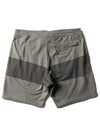 Vissla Locker 18.5" Sofa Surfer shorts in dark olive heather, back view.