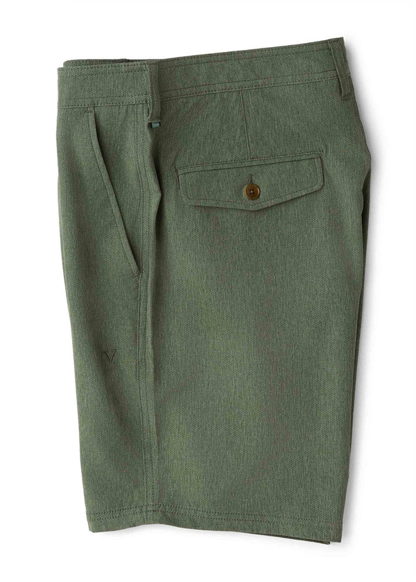 Vissla Canyons 25 Hybrid 18.5" Walkshort in Rifle, view 3