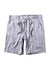 Vissla Comp Lite Eco 18-inch elastic walkshort in grey heather, front view.