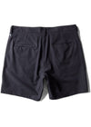 Vissla Cutlap Eco 17.5-inch black hybrid walkshort, back view.