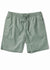 Vissla Natural Dye 18" Walkshort in chlorophyll green, front view.