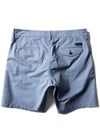 Vissla No See Ums Eco 18" Walkshort in dusk blue, back view.