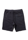 Vissla Solid Sets Eco 18.5" Sofa Surfer walkshort in black heather, back view.