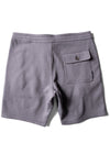 Vissla Solid Sets Eco 18.5" Sofa Surfer shorts in shark gray, back view.