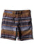 Vissla Eco-zy 18.5" Sofa Surfer shorts in Phantom with striped design, front view.