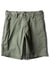 Front view of Vissla Creators Port 20" Walkshort in surplus green.