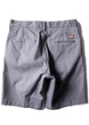 Vissla Creators Port Walkshort 18-inch in gunmetal, back view.