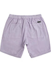 Vissla Sun 17" Walkshort in dusty lilac, back view with dual pockets.