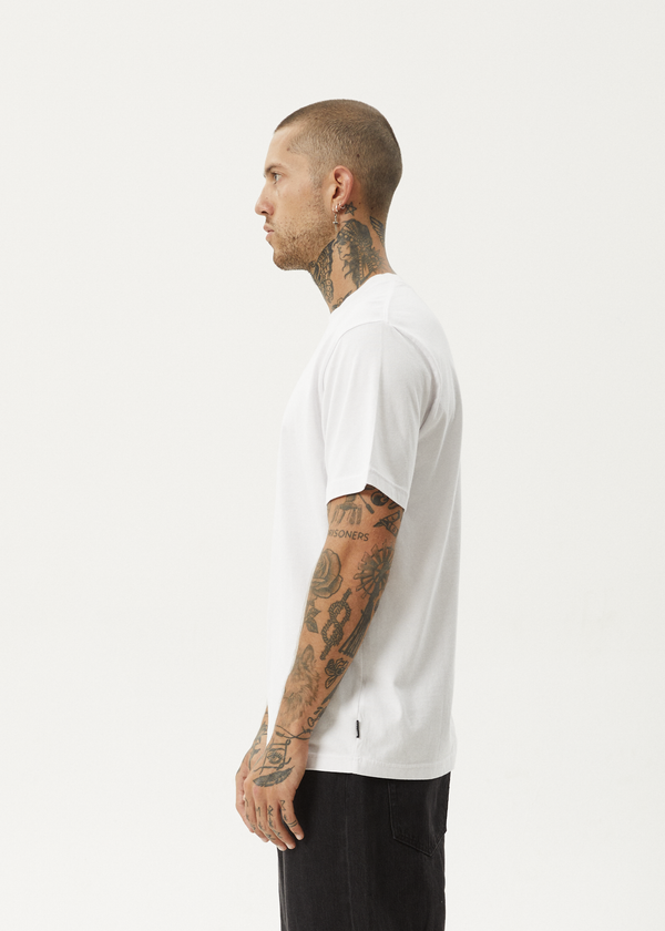 AFENDS Vinyl Retro Tee - White