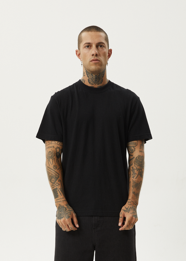 AFENDS Classic Retro Tee - Black