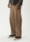 AFENDS Glider Pleated Pant - Fossil