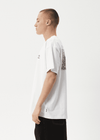 AFENDS Mind Over Heavyweight Boxy Tee - White