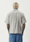 AFENDS Drew Seersucker Shirt - Taupe Check