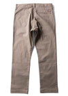 Vissla Creators Port Chino Pant in khaki, back view with pocket details.