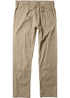 Vissla No See Ums Eco Elastic Pant in khaki, front view.