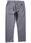 Vissla No See Ums Eco Elastic Pant in gun metal, back view.