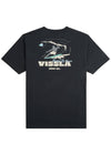 Vissla Sunset Wave Tee, Black