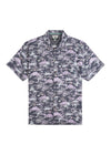 Vissla Tropical Ss Shirt - PHA, front view with vibrant tropical print.