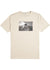 Vissla Upside Down SS Tee in Bone with surf graphic on front.