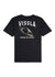 Vissla Raised By Waves SS Tee in phantom with wave graphic on back.