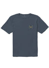 Vissla Atomic Palms Organic Tee, Denim