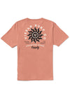 Vissla Spins Organic Tee, Papaya