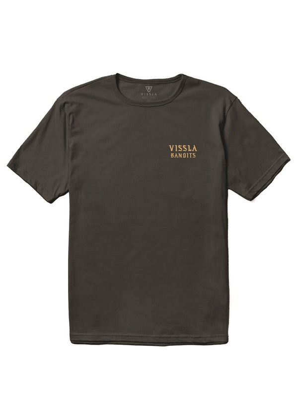 Vissla Bandit Organic Tee in Phantom, view 2