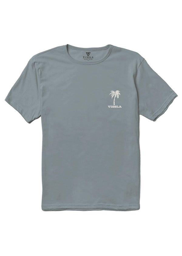 Vissla Creatures Organic Tee in Blue Haze, view 2