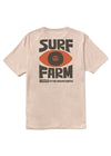 Vissla Tec Surf Farm Organic Tee in Bone