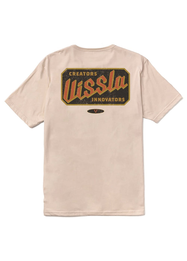 Vissla Heavy Duty Organic Tee in Bone
