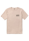 Vissla Heavy Duty Organic Tee in Bone, view 2
