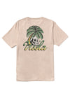 Vissla Skull Isle Organic Tee in Bone