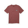 Vissla Tubez Organic Tee - Rusty Red