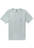 Vissla Psycho Surf Organic Pkt Tee in grey mist, front view with pocket detail.