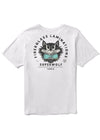 Vissla Super Wolf Premium Pkt Tee with bold graphic design on back.