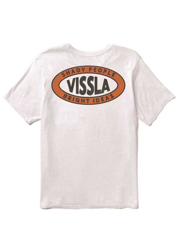 Vissla Sliders Organic Pocket Tee in White