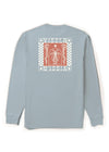 Vissla Serpents Cosmic Wash Longsleeve Tee in Coastal Blue, view 2