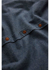 Vissla Go To Lightweight Flannel in Deep Water Heather, view 3