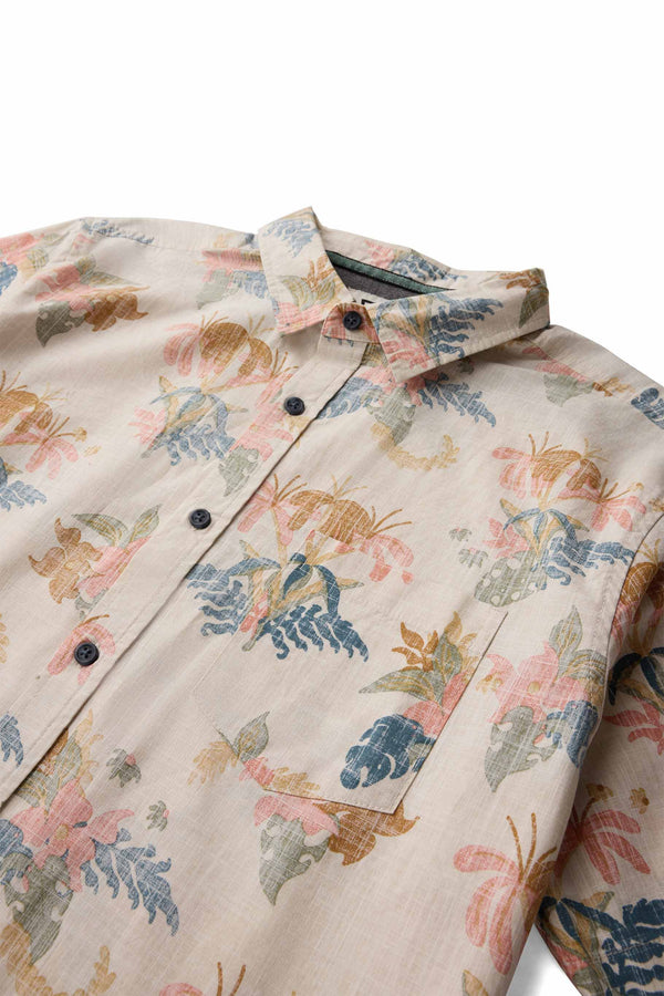 Vissla Sub Tropic Ss Shirt in Sand, view 3