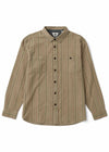 Vissla Rails Cord Printed Eco Ls Shirt in Light Khaki