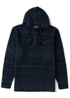 Vissla Descanso Heavy Hooded Popover in Dark Denim