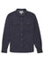 Vissla Go To Shirt in charcoal, long sleeve with button-up front and chest pockets.