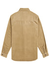 Vissla Blink Woven Shirt in light khaki, back view showcasing clean design.