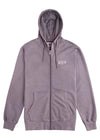 Vissla Lou Vissla Lounge Zip Hoodie Fleece in gray, front view.